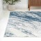Jonathan Y Kassia Contemporary Glam Abstract Marble Navy/Cream 4 ft. x 6 ft. Area Rug SEU300B-4 - alternate 7