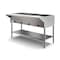 Koolmore Four Pan Open Well Electric Steam Table with Undershelf, . KM-OWS-4 - alternate 9
