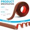 Wrightmaster 1.57 in. x 120 in. Waterproof Flexible Self-Adhesive Vinyl Transition Strip, Cherry ZR-17951CY01 - alternate 9