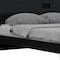 Homeroots Black Solid Wood Queen Bed Frame 343941 - alternate 5