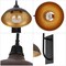 Jonathan Y Stanley 12.25" 1-Light Farmhouse Industrial Iron LED Gooseneck Arm Outdoor Sconce, Wood Finish/Copper JYL7614G - alternate 8