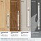 Amerock Carrione 10-1/16 inch 256mm Center-to-Center Marble White/Oil-Rubbed Bronze Cabinet Pull BP36664MWORB - alternate 3
