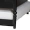 Baxton Studio Lucera Bobbin Daybed with Trundle, Twin, Black 263-14372-14374-ZORO - alternate 9