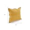 Homeroots Set of Two 20" Yellow Cotton And Jute Throw Pillows with Texture, 2PK 554565 - alternate 5