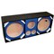 Deejay Led Two 12in Woofers plus Two Tweeters and One Horn BLUE Empty Chuchera Speaker Enclosure D12T2H1BLUE - alternate 3