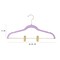 Simplify 6 Pack Velvet Hangers with Clips in Lavender 23250-G-LAVENDER - alternate 5