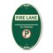 Signmission Fire Lane - No Parking With No Parking Symbo, 12 In X 18 In Architectural, Heavy Gauge Aluminum A-OV-G-1218-24010 - alternate 1