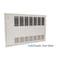 King Electric KCF Safe Touch Cabinet Heater 2Ft 208V 500W 3-Ph, Surface Mount, W/ Sp Stat, Pearl White KCF2-2005-3-S-T-PW - alternate 1