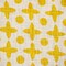 Homeroots 18" Yellow and White Geometric Cotton Throw Pillow 529272 - alternate 6