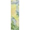 Homeroots 8' Runner Yellow Abstract Washable Non Skid Indoor Outdoor Runner Rug 559542 - alternate 8