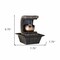 Homeroots 10" Brown Textured Polyresin Tabletop Fountain with LED Light 468309 - alternate 6