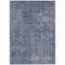 Homeroots 3' X 5' Blue And Gray Medallion Washable Indoor Outdoor Area Rug 616424 - alternate 8