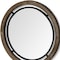 Homeroots 28" Brown Round Wood Framed Accent Mirror 376408 - alternate 8