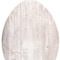 Homeroots 12" X 9" White Easter Solid Wood Hanging Dimensional Sculpture 384892 - alternate 4