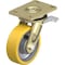 Blickle Swivel Plate Caster, PU, 6", Brake, Caster Wheel/Tread Material: Cast Iron/Polyurethane Elastomer LS-GTH 150K-16-ST - alternate 1