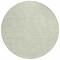 Homeroots 8' Artichoke Green And Ivory Round Geometric Washable Indoor Outdoor Area Rug 602403 - alternate 9