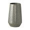 Homeroots 11" Green Abstract Cylinder Metal Table Vase 397570 - alternate 5