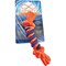 Boss Pet Infinity TPR/Rope Bone Small Orange Dog Toy ZD2068 12 69 - alternate 2