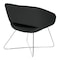 Office Star Products Resimercial Seating Faux Leather Lounge Chair, Black LRL-R107 - alternate 7