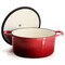 Megachef 5 Quarts Round Enameled Cast Iron Casserole with Lid in Red MG-CR25AR - alternate 9