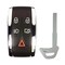 Aks Keys Remote Keys Smart, Fob, Compatible, with, Jaguar, 2007, 2008, 2009, 2010, 2011, 2012, 2013, 2014 RC-JAGUAR-06C - alternate 1