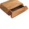 Homeroots 18in Brown Solid Wood Floating Mount TV Stand 727853 - alternate 8
