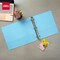 Deli Std Duty View Binder 3in, Letter, D-Ring, PVC-Free, Light Blue, 6PK CF570-LB - alternate 4