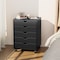 Simple Deluxe 5 Drawer Chest, Office File Cabinets Wooden, Dressers Storage Cabinet, Drawers Wood Organization Fu 3A88CHEST5C01BLK - alternate 1