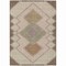 Homeroots 9' X 12' Brown Copper And Fern Green Geometric Washable Indoor Outdoor Area Rug 631901 - alternate 8