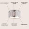Jonathan Y Hex 3-Light 16.25" Metal LED Flush Mount, Chrome JYL3500B - alternate 7
