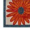 Homeroots 8' Ivory Orange Blue And Green Floral Indoor Outdoor Runner Rug 548048 - alternate 9