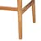Bali & Pari Storsel Bohemian Natural Rattan and Teak Wood 2-Piece Bar Stool Set 249-2PC-13699-ZORO - alternate 7