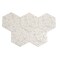 Apollo Tile 9x11 in. Matte Soft Ivory-Beige Porcelain Hexagon Wall and Floor Tile 8.07 sq ft/case, 16PK HEX88TERTALA - alternate 8