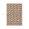 Homeroots 10' X 14' Copper And Beige Geometric Washable Indoor Outdoor Area Rug 595030 - alternate 9