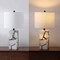 Jonathan Y Elizabeth 24.25" Contemporary Coastal Alabaster LED Table Lamp with Body Night Light, Black/White JYL8507A - alternate 9
