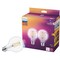 Signify Warm Glow 40W Equivalent Soft White G25 Medium Clear Dimmable LED Decorative Globe Light Bulb, 2PK 573345 - alternate 1