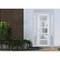 Vdomdoors Front Exterior Prehung FiberGlass Door Frosted Glass / Manux 8002 White Silk / 2 Sidelight and Tran MANUX8002EXD-WS-W16+30+16 x H80+14-RH - alternate 4