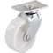 Shepherd Hardware Swivel Caster, 2 in Dia Wheel, Plastic Wheel, White, 60 lb 9041 - alternate 1
