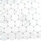 Apollo Tile White 11x12 Bianco Carrara, Bardiglio Marble Polished Floor and Wall Mosaic Tile 4.73 sqft/case, 5PK APLDC88G35A - alternate 5