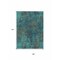 Homeroots 9' X 12' Teal Blue Navy Blue And Brown Abstract Washable Indoor Outdoor Area Rug 612368 - alternate 9