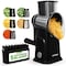 Nutrichef 5 in 1 Cheese Grater & Shredder, Black NCCHS5BLDBK - alternate 1