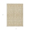 Homeroots 10' X 14' Gold And Beige Damask Washable Indoor Outdoor Area Rug 595150 - alternate 9