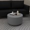 Leisuremod Terra 36 in Round Fiberstone Side Table, Weatherproof, Indoor/Outdoor, Fully Assembled TCT36GRY - alternate 9