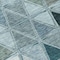 Homeroots 3' X 5' Teal Blue Aqua And Gray Geometric Washable Indoor Outdoor Area Rug 583052 - alternate 9