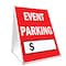 Signmission Event Parking With Price, 36 Inch x 24 Inch A-frame Yard Sign, Plastic Sign SBC-2436-Event Parking With Price - alternate 1