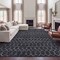 Jonathan Y Leila Moroccan Diamond Trellis Non-Slip Machine-Washable Dark Gray/Ivory 3 ft. x 5 ft. Area Rug CMR101K-3 - alternate 8