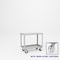 Pucel Heavy Duty Shop Truck, 36 in. W x 18 in. D x 33.5 in. H, Gray 1836-DT-2S - alternate 1