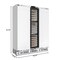 Koolmore Reserve Panel Ready 24 in. Column Refrigerator with a 18 in. Wine Cooler and 24 in. Freezer KM-PRC-R24F24W - alternate 9