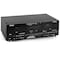 Pyle Home Digital Dual Cassette Deck Media Player Music Recording Device with RCA Cables Switchable Rack PT649D - alternate 1