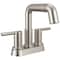 Delta Nicoli Two Handle Centerset Pull-Down Bathroom Faucet, 7.06 in, Stainless 25849LF-SSPD - alternate 1